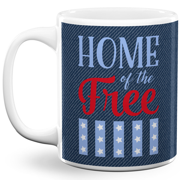 Custom American Quotes 11 Oz Coffee Mug - White