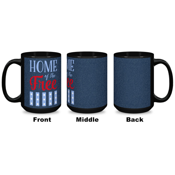 American Quotes Coffee Mug - 15 oz - Black APPROVAL