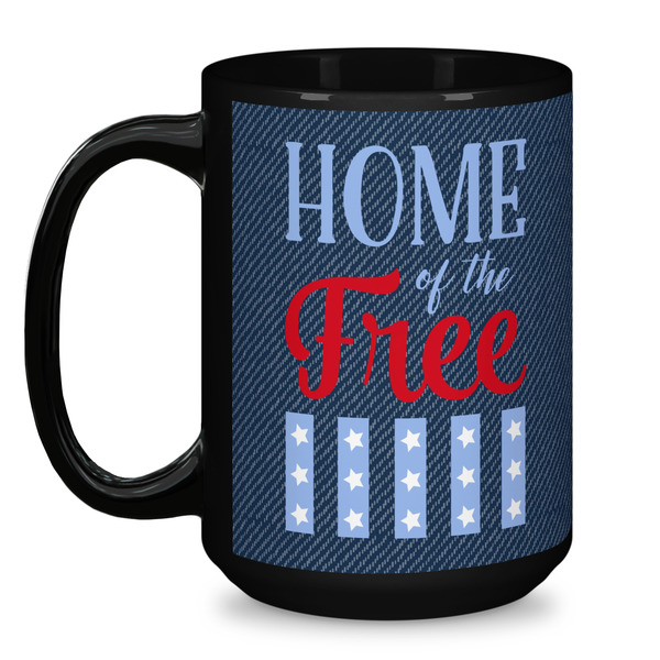 American Quotes Coffee Mug - 15 oz - Black