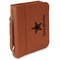American Quotes Cognac Leatherette Bible Covers with Handle & Zipper - Main