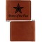 American Quotes Cognac Leatherette Bifold Wallets - Front and Back Single Sided - Apvl