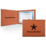 American Quotes Leatherette Certificate Holder (Personalized)