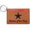 American Quotes Leatherette Keychain ID Holder - Single Sided (Personalized)