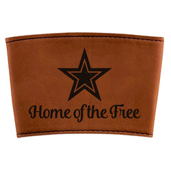 American Quotes Leatherette Cup Sleeve
