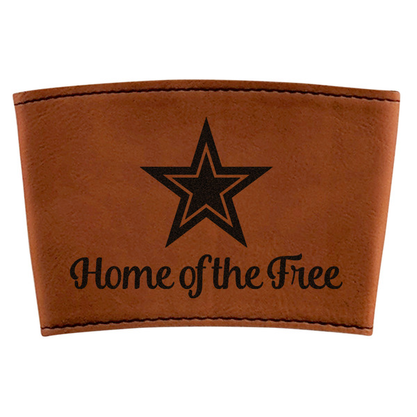 Custom American Quotes Leatherette Cup Sleeve