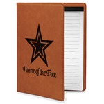 American Quotes Leatherette Portfolio with Notepad - Small - Double Sided (Personalized)