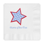 American Quotes Embossed Decorative Napkins