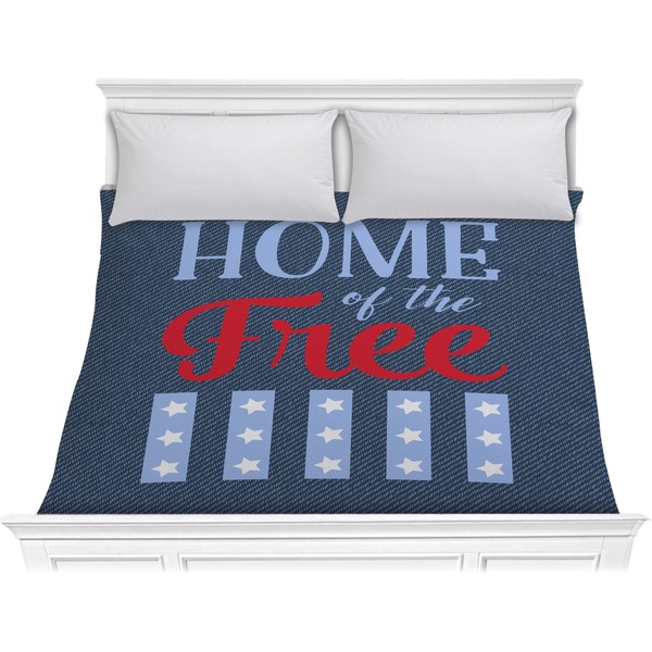 Custom American Quotes Comforter - King