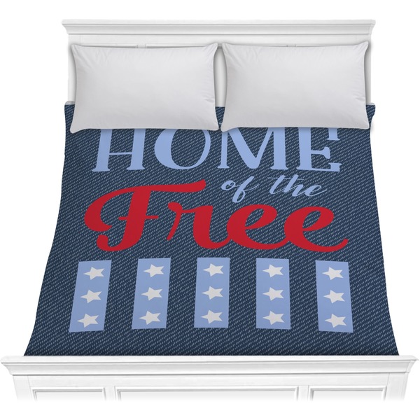 Custom American Quotes Comforter - Full / Queen