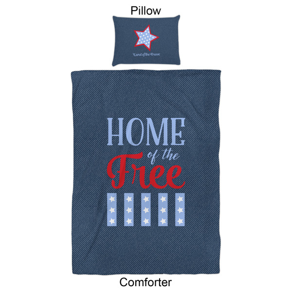 American Quotes Comforter Set - Twin XL - Approval