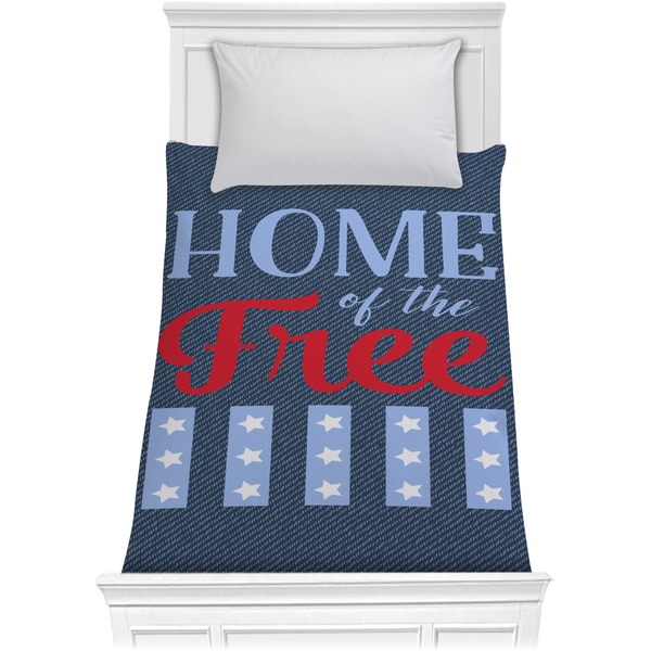 Custom American Quotes Comforter - Twin