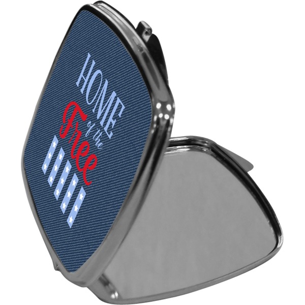 American Quotes Compact Mirror (Side View)