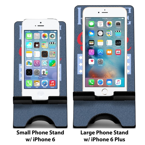 American Quotes Compare Phone Stand Sizes - with iPhones