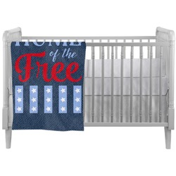 American Quotes Crib Comforter / Quilt (Personalized)