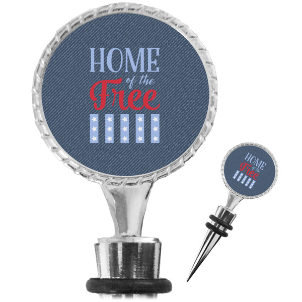 Custom American Quotes Wine Bottle Stopper (Personalized)