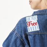 American Quotes Twill Iron On Patch - Custom Shape - Large