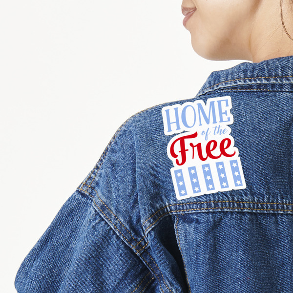 Custom American Quotes Twill Iron On Patch - Custom Shape - Large