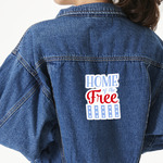 American Quotes Twill Iron On Patch - Custom Shape - X-Large
