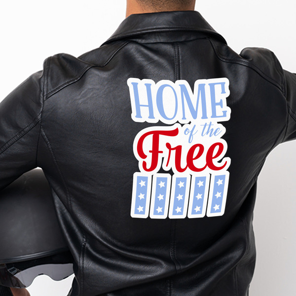 American Quotes Custom Shape Iron On Patches - XXXL - APPROVAL