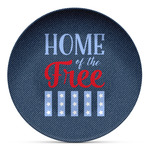 American Quotes Microwave Safe Plastic Plate - Composite Polymer