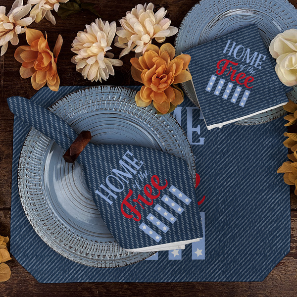 American Quotes Dining Set