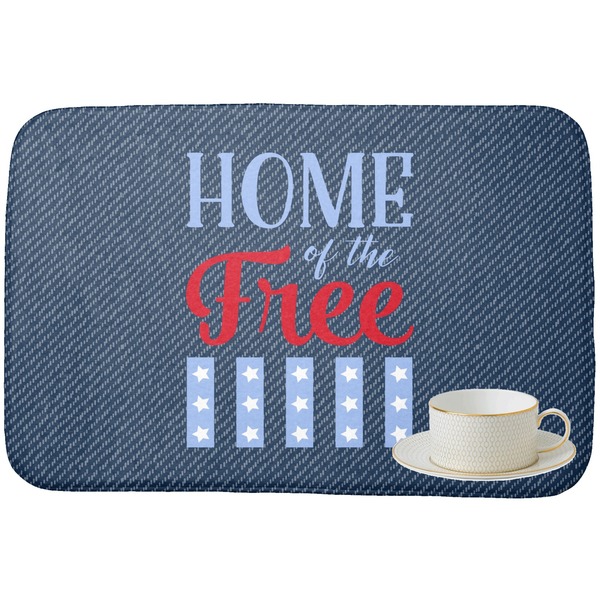 American Quotes Dish Drying Mat