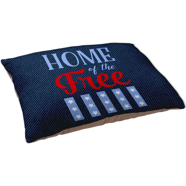 American Quotes Dog Bed - Large