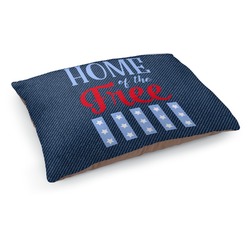American Quotes Dog Bed - Medium