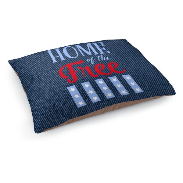 Custom American Quotes Dog Bed - Medium
