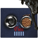 American Quotes Dog Food Mat - Large