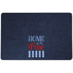 American Quotes Dog Food Mat