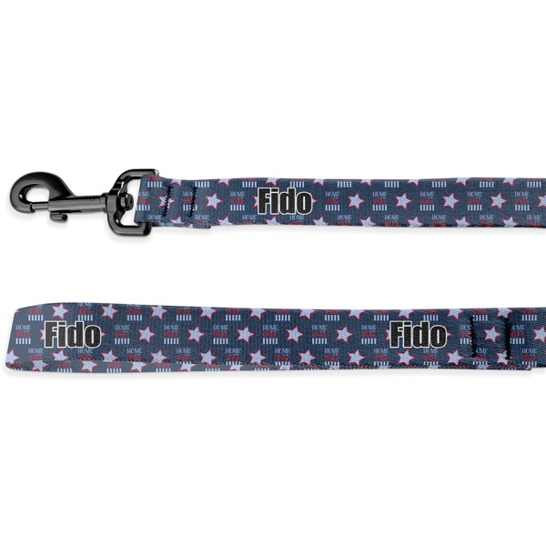 Custom American Quotes Deluxe Dog Leash (Personalized)