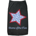 American Quotes Black Pet Shirt (Personalized)