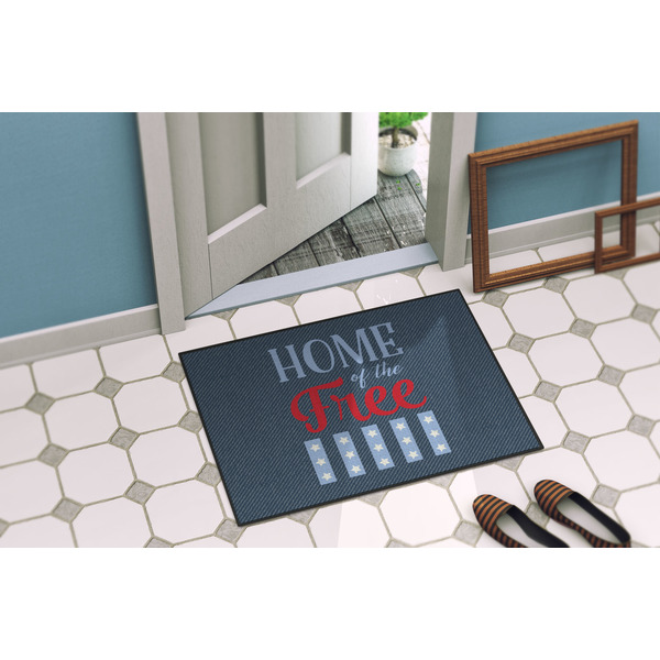 American Quotes Door Mat Lifestyle