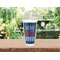 American Quotes Double Wall Tumbler with Straw Lifestyle
