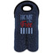 American Quotes Double Wine Tote - Front (new)