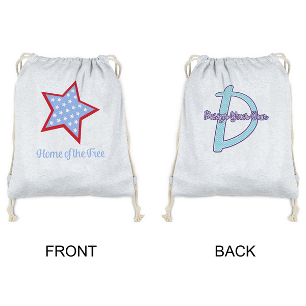 American Quotes Drawstring Backpacks - Sweatshirt Fleece - Double Sided - APPROVAL