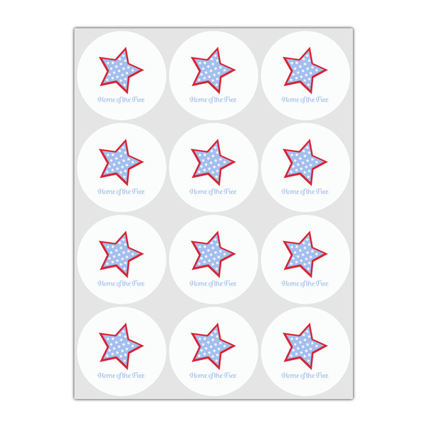 American Quotes Drink Topper - Small - Set of 12