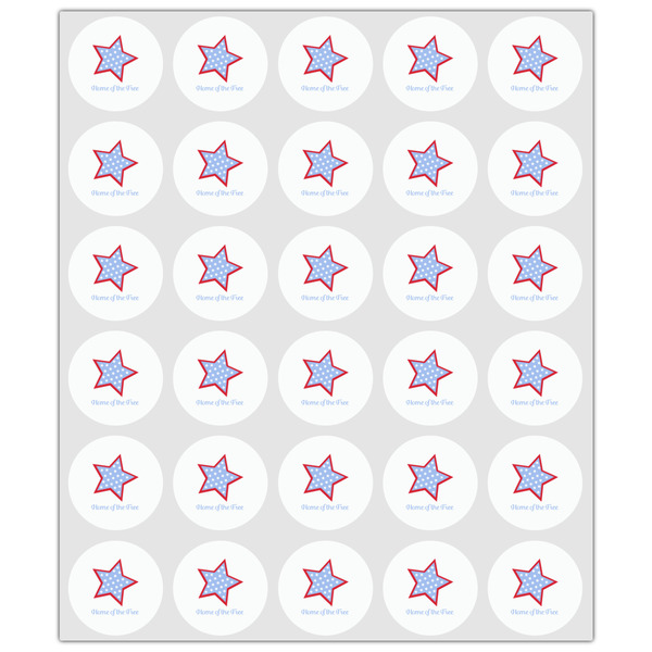 American Quotes Drink Topper - XSmall - Set of 30