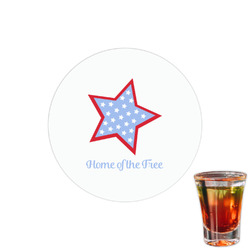 American Quotes Printed Drink Topper - 1.5"
