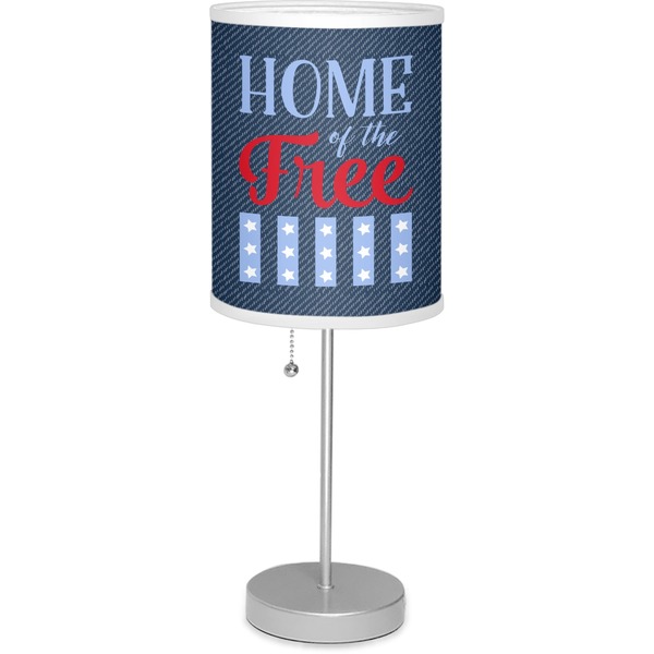 Custom American Quotes 7" Drum Lamp with Shade