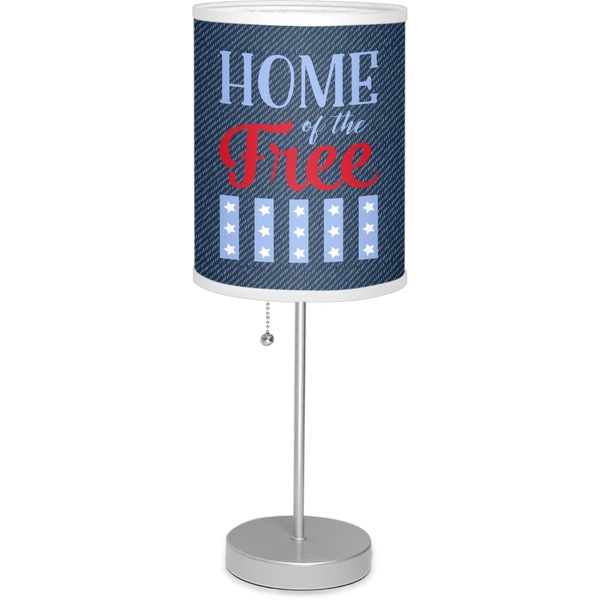 Custom American Quotes Lamp with Drum Shade