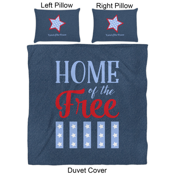 American Quotes Duvet Cover Set - Queen - Approval