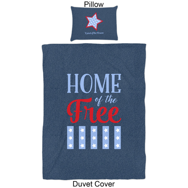 American Quotes Duvet Cover Set - Twin - Approval