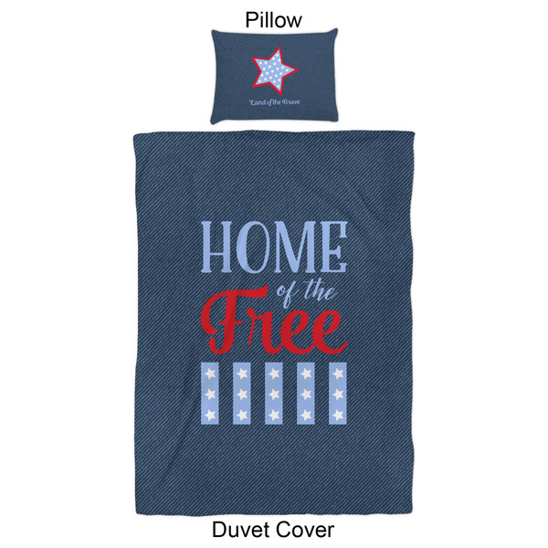 American Quotes Duvet Cover Set - Twin XL - Approval