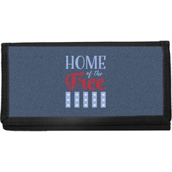 American Quotes Canvas Checkbook Cover (Personalized)