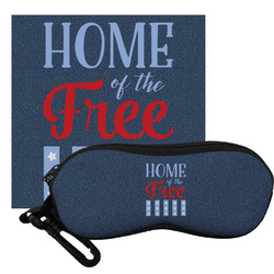 American Quotes Eyeglass Case & Cloth (Personalized)