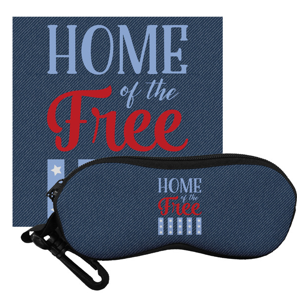 Custom American Quotes Eyeglass Case & Cloth