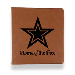 American Quotes Leather Binder - 1" - Rawhide