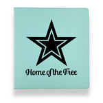 American Quotes Leather Binder - 1" - Teal